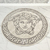 Medusa veido apvalus kilimas svetainei, valgomajam, graikiškas raštas, pilkas MEDUSA SILVER 180cm 