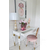 Designer glamor chair, pink and gold PINK 