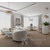 Moderner gepolsterter Glamour-Stuhl für Wohn- und Esszimmer beige MARCO