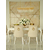 Krzesło glamour ekskluzywne do jadalni, pikowane, z kołatką, nowojorskie, drewniany stelaż, nowoczesne, złote PRINCE