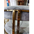 Luxus-Glamour-Stuhl, Stahl, für das Esszimmer, für den Schminktisch, Designer, modernes Graugold MARCO OUTLET