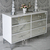 Luxurious wooden chest of drawers, for the living room, for the bedroom, glamor, classic, wooden, lacquered silver VENICE