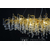 Żyrandol glamour RAIN XL 150 cm designerski, ekskluzywny w stylu nowoczesnym, złoty 
