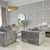 Modern, golden and gray EMPORIO armchair