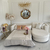 Moderni glamūrinė sofa su dviem gultais, skirta svetainei, apvali, sulankstoma, patogi kampinė kušetė PARIS DOUBLE 