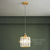 Crystal chandelier, glamor pendant lamp, gold, designer, exclusive, single, glass shade, over the island STARS M 