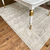 Exclusive carpet for the dining room and living room, classic, gray, beige ORNAMENT