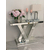 Modern silver glamor mirror console LV OUTLET 