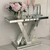 Modern silver glamor mirror console LV OUTLET 