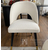 Glamor chair, boucle, modern, upholstered, for the dining room, living room, office, comfortable, semi-circular, CARDINALE 2 