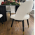 Glamour-Stuhl, Boucle, modern, gepolstert, für Esszimmer, Wohnzimmer, Büro, bequem, halbrund, CARDINALE 2 