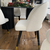 Krzesło glamour, boucle, nowoczesne, tapicerowane, do jadalni, do salonu, do biura, wygodne, półokrągłe, CARDINALE 2 