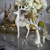 Ornament Christmas reindeer standing, table decoration, 31.5 cm 