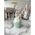 Christmas decorative cupcake with gingerbread and candy cane 15 cm 