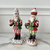 Set of two nutcrackers, green and red, 23.9 cm 