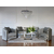 MADONNA Elegant and modern silver grey glamour upholstered sofa OUTLET 