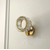 Kristall-Wandlampe, Gold, rund, Ring, modern, ECLIPSE Glamour-Wandlampe 