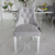 Glamour chair LIVORNO with knockout, modern 54x46xh97 OUTLET 