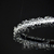 Glamūrinis LED krištolo lubinis šviestuvas apvalus, žiedinis, sietynas, modernus sidabrinis BRINA OUTLET 