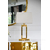 Prabangus stalinis šviestuvas, modernus, art deco, Niujorkas, skaidrus, auksinis VALENTINO OUTLET 