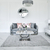 Elegantes und modernes Sofa glamour gepolstert silber grau MADONNA OUTLET 