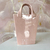 Pink handbag vase, ornament, decoration 29 cm 