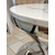 Glamor side table, white marble bedside table ALICE SILVER OUTLET 