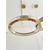 Crystal chandelier, ring, gold, modern glamor pendant lamp for the living room, adjustable ECLIPSE S 60cm 