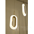 Modern chandelier, glamor pendant lamp, gold, designer, exclusive, hanging plafond VALO DOUBLE 