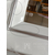 Lustro dekoracyjne prostokątne PRINCESSA glamour w stylu nowojorskim biała rama 120x90cm OUTLET