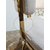Modern glamor chair, for the dining room, modern, semicircular, for the dressing table, steel, beige, gold MARCO OUTLET 