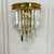 Crystal, gold, glamor wall lamp, DIAMOND wall lamp OUTLET 