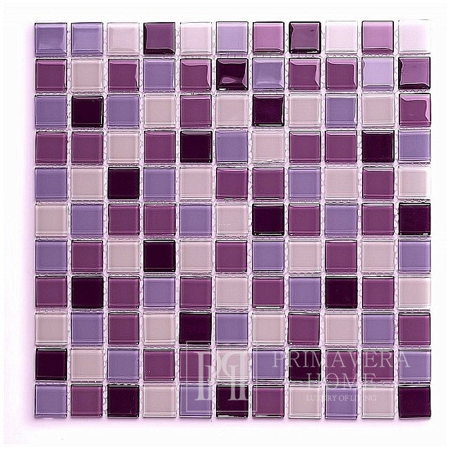 Glass mosaic MELANGE VOLET VALUE Florence HIGH-SHINE
