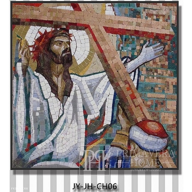 Glasmosaik religiöses Bild von christlichen religiösen