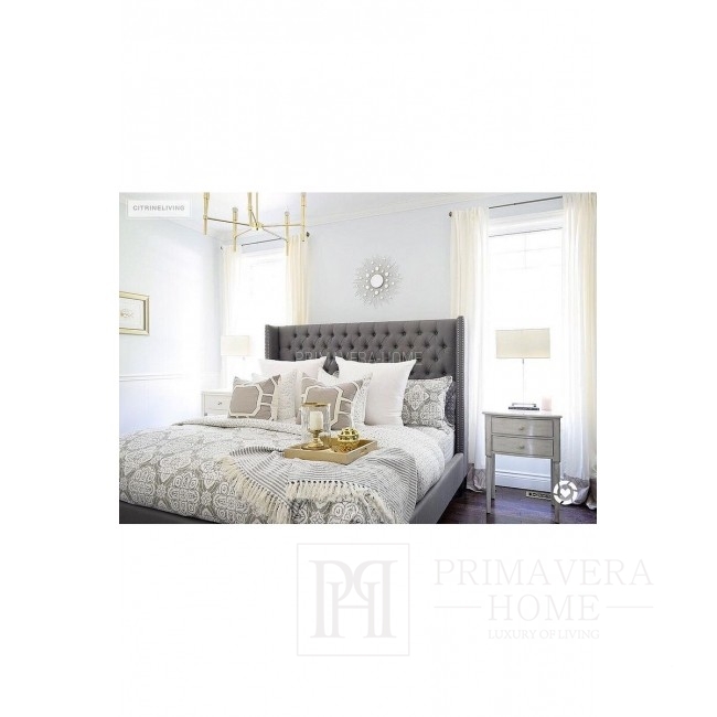 Glamorous New York style bed EUFORIA, different sizes