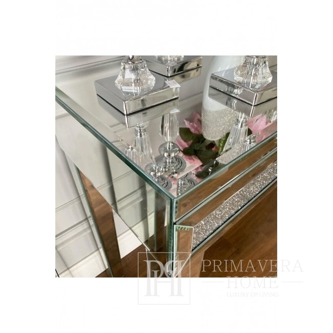 Mirror console PAOLA M glamour New York stainless steel