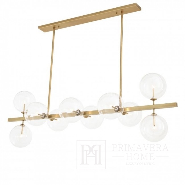 Hanging lamp modern chandelier LOLA gold