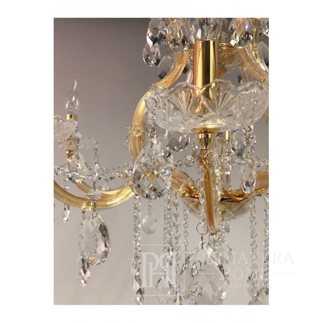 Glamour-Kristall-Kronleuchter  New York City MARIA TERESA S Gold