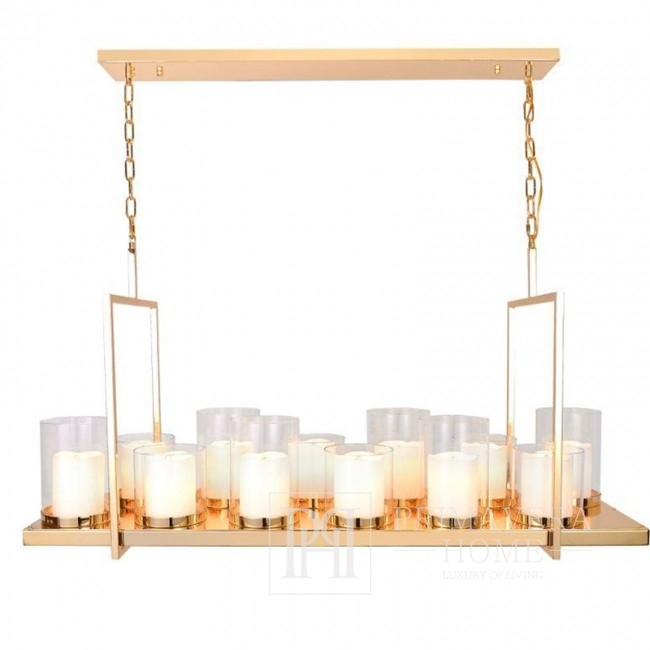 Modern glamour chandelier, rustic gold MODERN