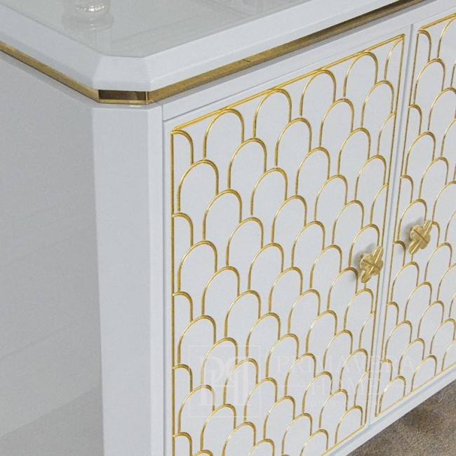 Luxurious, modern, ombré glamor chest of drawers to the GATSBY living room