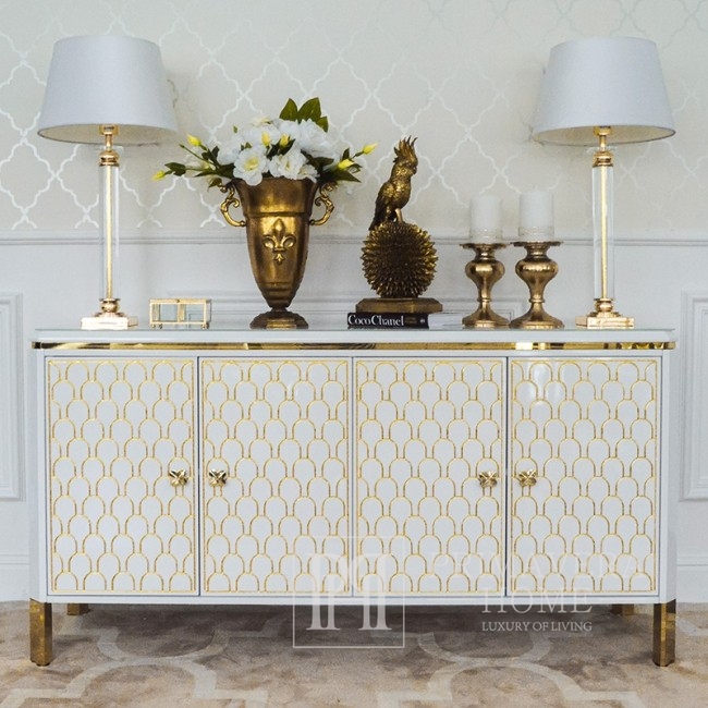 Luxurious, modern, ombré glamor chest of drawers to the GATSBY living room
