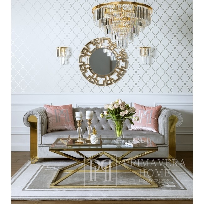 New York glamour sofa modern AVIATOR GOLD