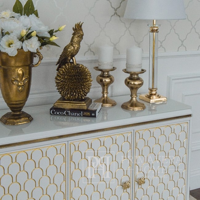 Luxuriöse, moderne Kommode mit Ombré-Glamour im Wohnzimmer von GATSBY OUTLET