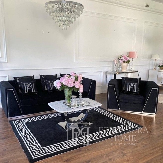 New York glamor upholstered armchair for MONTE CARLO living room