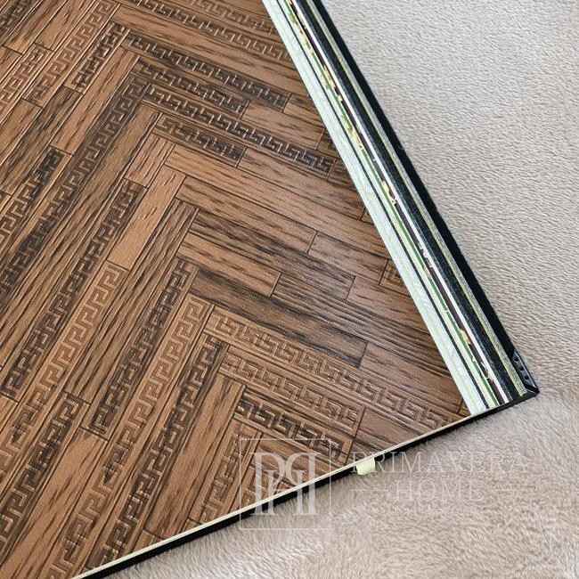 Versace Tapete geometrisch dunkelbraun fischgrät chevron zickzack