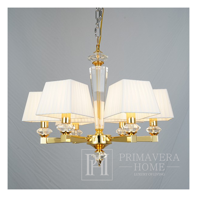 Elegant stylish lamp chandelier glamor, hamptons style pendant lamp 5 arms ELEGANZA S