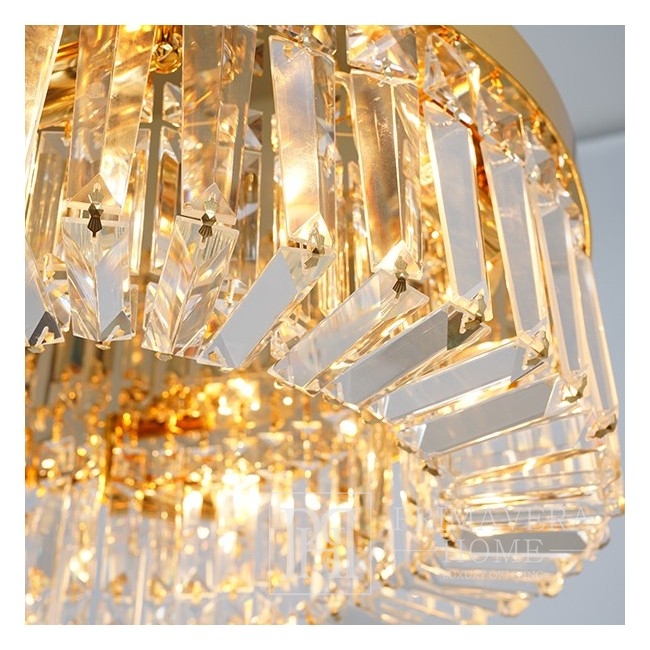Lampa sufitowa kryształowa plafon glamour