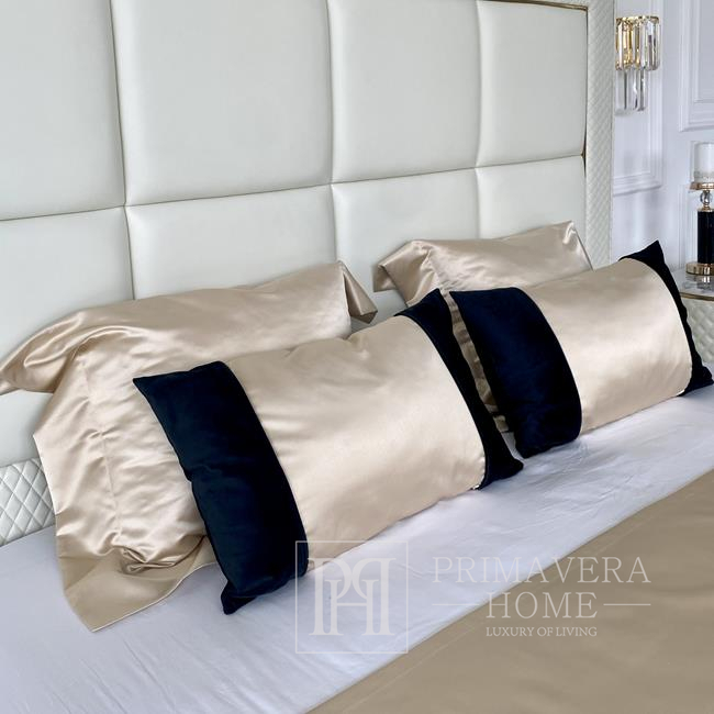 Elegancka poduszka dwukolorowa wysokiej jakości do salony, sypialni