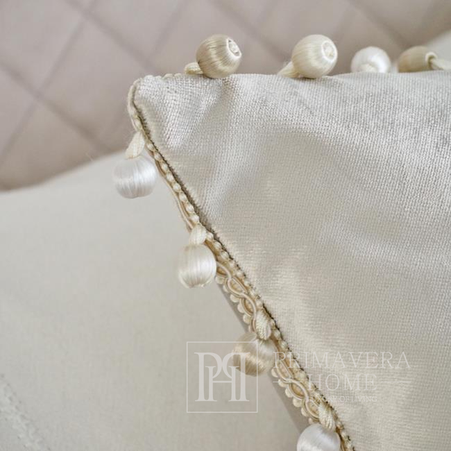 Elegant pillow decorated with haberdashery for the living room bedroom 