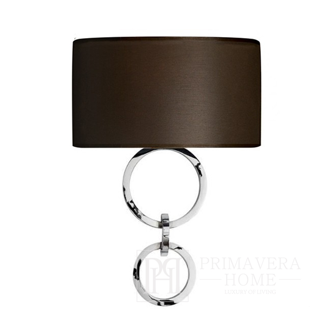 Silver Wall Lamp, Wall Lamp, Black, New York Style, Hamptons Bond Outlet